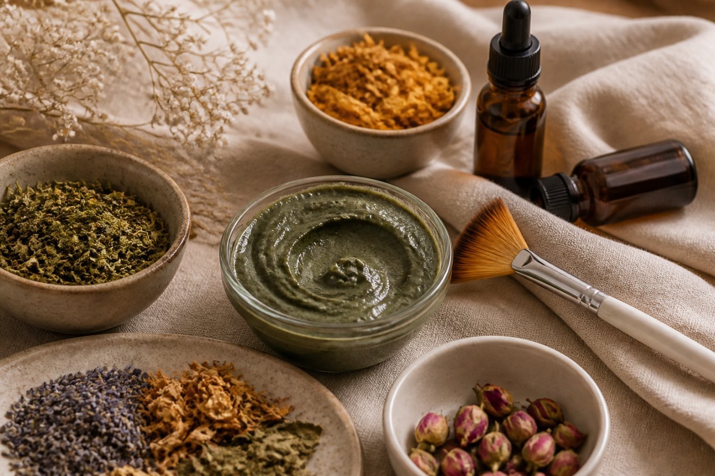 Natural algae and herbal peel ingredients